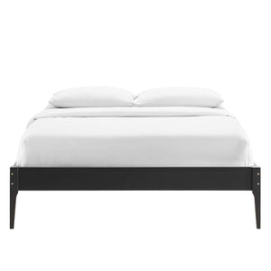 ModwayModway June Full Wood Platform Bed Frame MOD-6245 MOD-6245-BLK- BetterPatio.com