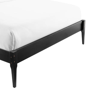 ModwayModway June Full Wood Platform Bed Frame MOD-6245 MOD-6245-BLK- BetterPatio.com