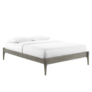 ModwayModway June King Wood Platform Bed Frame MOD-6247 MOD-6247-GRY- BetterPatio.com