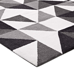 ModwayModway Kahula Geometric Triangle Mosaic 8x10 Area Rug R-1014-810 R-1014A-810- BetterPatio.com