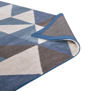 ModwayModway Kahula Geometric Triangle Mosaic 8x10 Area Rug R-1014-810 R-1014B-810- BetterPatio.com