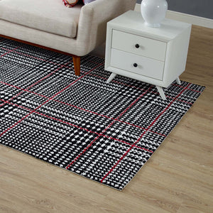 ModwayModway Kaja Abstract Plaid 8x10 Area Rug R-1024-810 R-1024A-810- BetterPatio.com