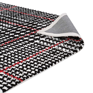 ModwayModway Kaja Abstract Plaid 8x10 Area Rug R-1024-810 R-1024A-810- BetterPatio.com