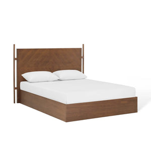 ModwayModway Kali Wood Queen Platform Bed MOD-6192 MOD-6192-WAL- BetterPatio.com