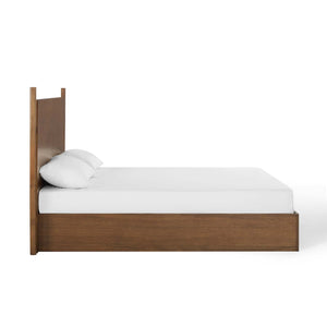 ModwayModway Kali Wood Queen Platform Bed MOD-6192 MOD-6192-WAL- BetterPatio.com