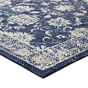 ModwayModway Kazia Distressed Floral Lattice 8x10 Area Rug R-1020-810 R-1020B-810- BetterPatio.com