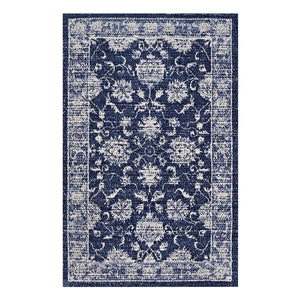 ModwayModway Kazia Distressed Floral Lattice 8x10 Area Rug R-1020-810 R-1020B-810- BetterPatio.com