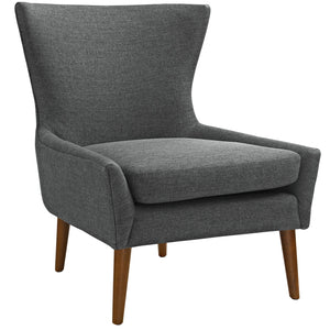 ModwayModway Keen Upholstered Fabric Armchair EEI-2459 EEI-2459-GRY- BetterPatio.com