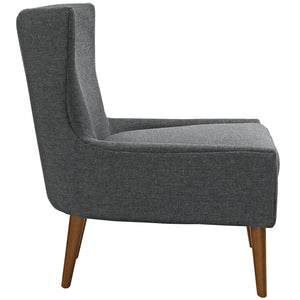 ModwayModway Keen Upholstered Fabric Armchair EEI-2459 EEI-2459-GRY- BetterPatio.com