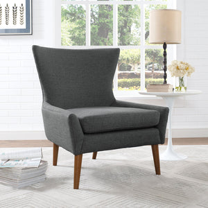 ModwayModway Keen Upholstered Fabric Armchair EEI-2459 EEI-2459-GRY- BetterPatio.com