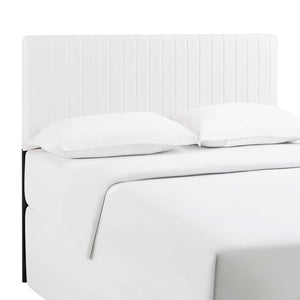 ModwayModway Keira King/California King Faux Leather Headboard MOD-6098 MOD-6098-WHI- BetterPatio.com