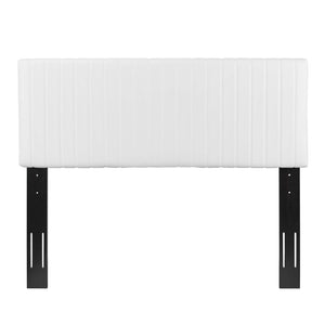 ModwayModway Keira King/California King Faux Leather Headboard MOD-6098 MOD-6098-WHI- BetterPatio.com