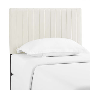 ModwayModway Keira Twin Performance Velvet Headboard MOD-6093 MOD-6093-IVO- BetterPatio.com