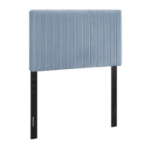 ModwayModway Keira Twin Performance Velvet Headboard MOD-6093 MOD-6093-LBU- BetterPatio.com