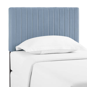 ModwayModway Keira Twin Performance Velvet Headboard MOD-6093 MOD-6093-LBU- BetterPatio.com