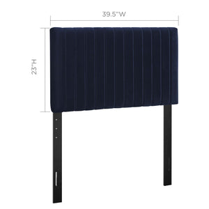 ModwayModway Keira Twin Performance Velvet Headboard MOD-6093 MOD-6093-MID- BetterPatio.com