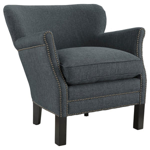 ModwayModway Key Upholstered Fabric Armchair EEI-2152 EEI-2152-GRY- BetterPatio.com