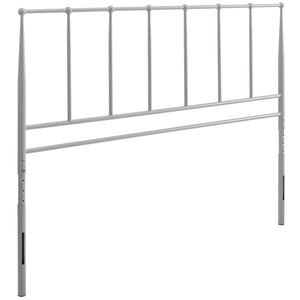 ModwayModway Kiana Queen Metal Stainless Steel Headboard MOD-6105 MOD-6105-GRY- BetterPatio.com