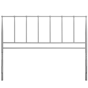 ModwayModway Kiana Queen Metal Stainless Steel Headboard MOD-6105 MOD-6105-GRY- BetterPatio.com