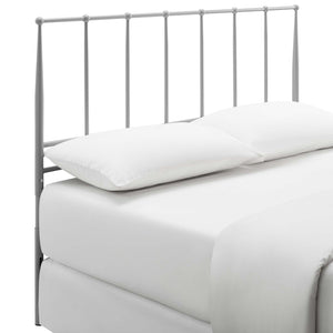 ModwayModway Kiana Queen Metal Stainless Steel Headboard MOD-6105 MOD-6105-GRY- BetterPatio.com