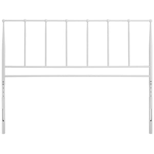 ModwayModway Kiana Queen Metal Stainless Steel Headboard MOD-6105 MOD-6105-WHI- BetterPatio.com