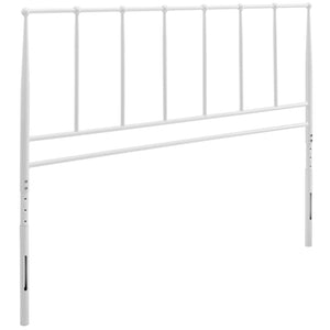 ModwayModway Kiana Queen Metal Stainless Steel Headboard MOD-6105 MOD-6105-WHI- BetterPatio.com