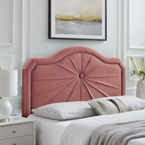 ModwayModway Kristin Pleated Performance Velvet King/California King Headboard MOD-6351 MOD-6351-DUS- BetterPatio.com