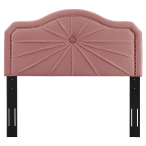 ModwayModway Kristin Pleated Performance Velvet King/California King Headboard MOD-6351 MOD-6351-DUS- BetterPatio.com