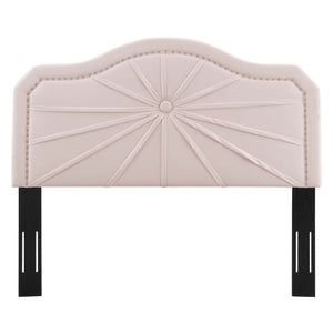 ModwayModway Kristin Pleated Performance Velvet King/California King Headboard MOD-6351 MOD-6351-PNK- BetterPatio.com