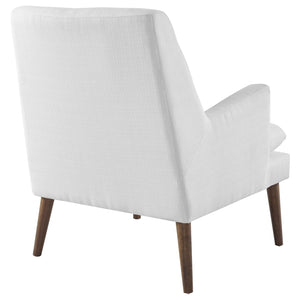 ModwayModway Leisure Upholstered Lounge Chair EEI-3048 EEI-3048-WHI- BetterPatio.com