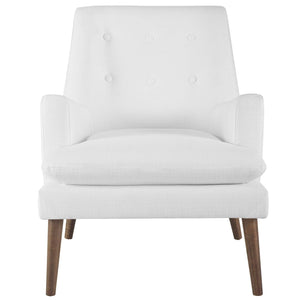 ModwayModway Leisure Upholstered Lounge Chair EEI-3048 EEI-3048-WHI- BetterPatio.com