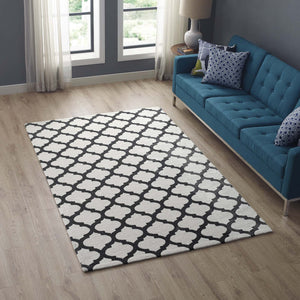 ModwayModway Lida Moroccan Trellis 5x8 Area Rug R-1001-58 R-1001C-58- BetterPatio.com