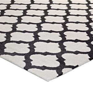 ModwayModway Lida Moroccan Trellis 5x8 Area Rug R-1001-58 R-1001C-58- BetterPatio.com