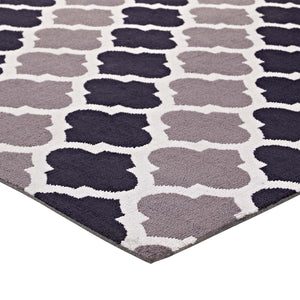 ModwayModway Lida Moroccan Trellis 8x10 Area Rug R-1001-810 R-1001B-810- BetterPatio.com