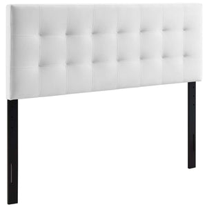 ModwayModway Lily Biscuit Tufted Full Performance Velvet Headboard MOD-6119 MOD-6119-WHI- BetterPatio.com