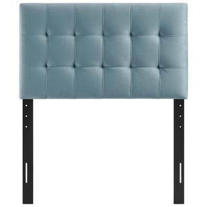 ModwayModway Lily Biscuit Tufted Twin Performance Velvet Headboard MOD-6118 MOD-6118-LBU- BetterPatio.com