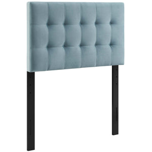 ModwayModway Lily Biscuit Tufted Twin Performance Velvet Headboard MOD-6118 MOD-6118-LBU- BetterPatio.com