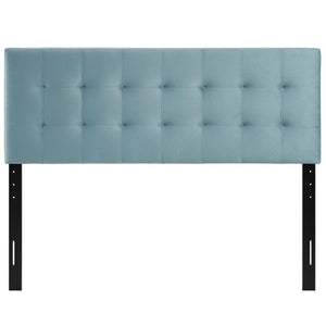 ModwayModway Lily King Biscuit Tufted Performance Velvet Headboard MOD-6121 MOD-6121-LBU- BetterPatio.com