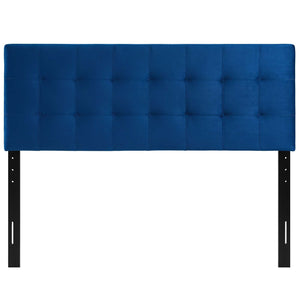 ModwayModway Lily King Biscuit Tufted Performance Velvet Headboard MOD-6121 MOD-6121-NAV- BetterPatio.com