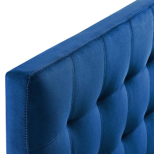 ModwayModway Lily King Biscuit Tufted Performance Velvet Headboard MOD-6121 MOD-6121-NAV- BetterPatio.com