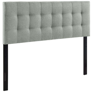 ModwayModway Lily King Upholstered Fabric Headboard MOD-5144 MOD-5144-GRY- BetterPatio.com