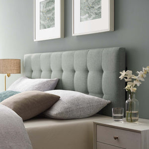 ModwayModway Lily King Upholstered Fabric Headboard MOD-5144 MOD-5144-GRY- BetterPatio.com