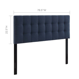 ModwayModway Lily King Upholstered Fabric Headboard MOD-5144 MOD-5144-NAV- BetterPatio.com