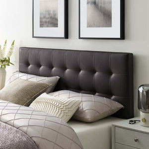 ModwayModway Lily King Upholstered Vinyl Headboard MOD-5145 MOD-5145-BRN- BetterPatio.com