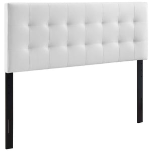 ModwayModway Lily King Upholstered Vinyl Headboard MOD-5145 MOD-5145-WHI- BetterPatio.com