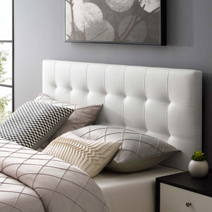 ModwayModway Lily King Upholstered Vinyl Headboard MOD-5145 MOD-5145-WHI- BetterPatio.com