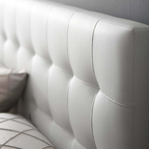 ModwayModway Lily King Upholstered Vinyl Headboard MOD-5145 MOD-5145-WHI- BetterPatio.com