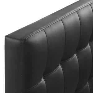 ModwayModway Lily Twin Upholstered Vinyl Headboard MOD-5149 MOD-5149-BLK- BetterPatio.com