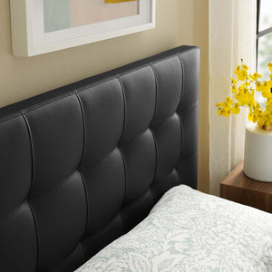 ModwayModway Lily Twin Upholstered Vinyl Headboard MOD-5149 MOD-5149-BLK- BetterPatio.com