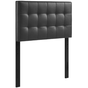 ModwayModway Lily Twin Upholstered Vinyl Headboard MOD-5149 MOD-5149-BLK- BetterPatio.com